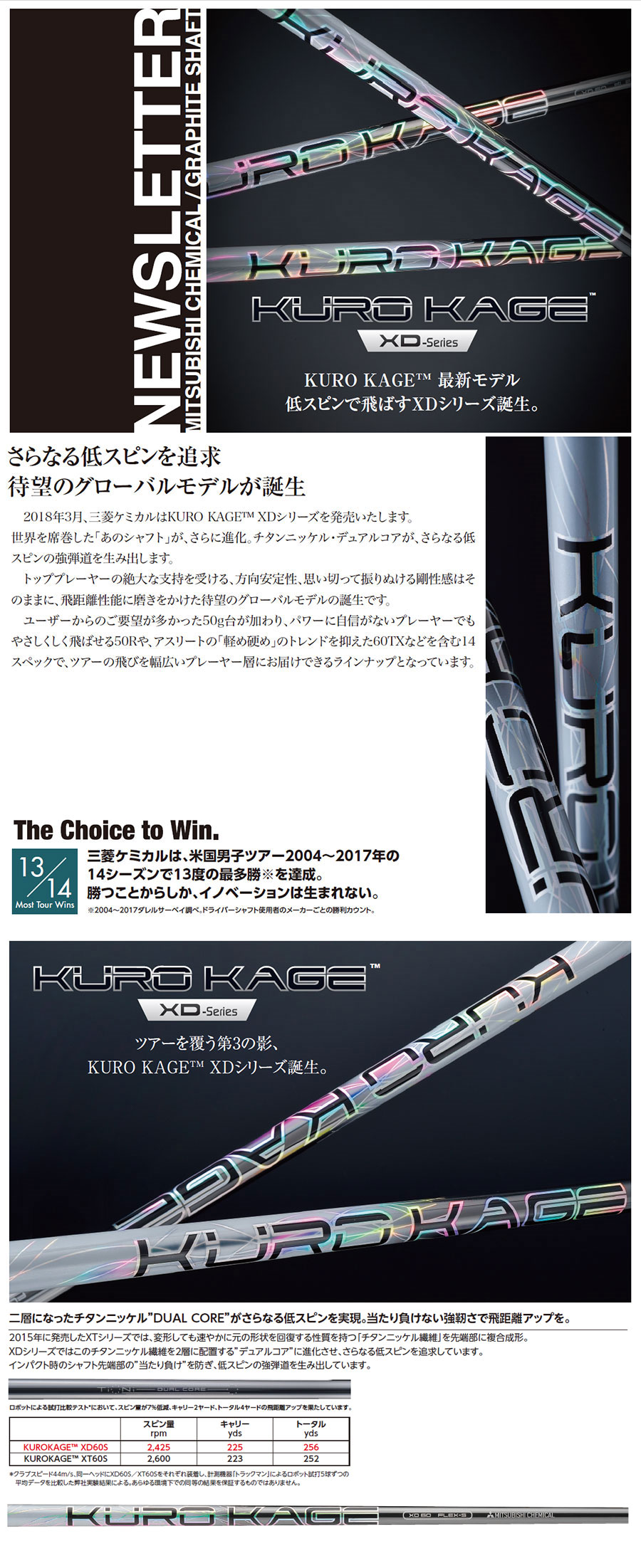 ジオテックゴルフ公式通販サイト / クロカゲ XD60