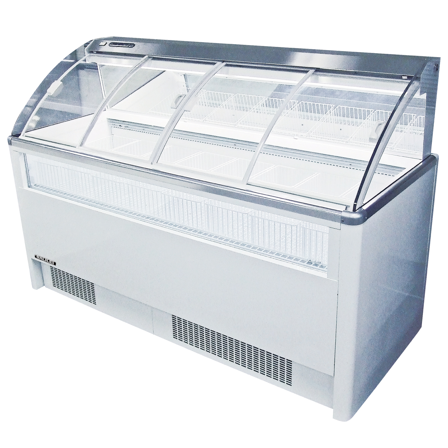 DMU-68FNFTAS - 冷凍機内蔵型ドーム型アイスクリーム用ショーケース