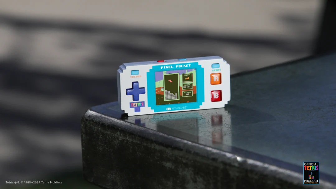 テトリス公式携帯レトロゲーム機「テトリス・ピクセル・ポケット」