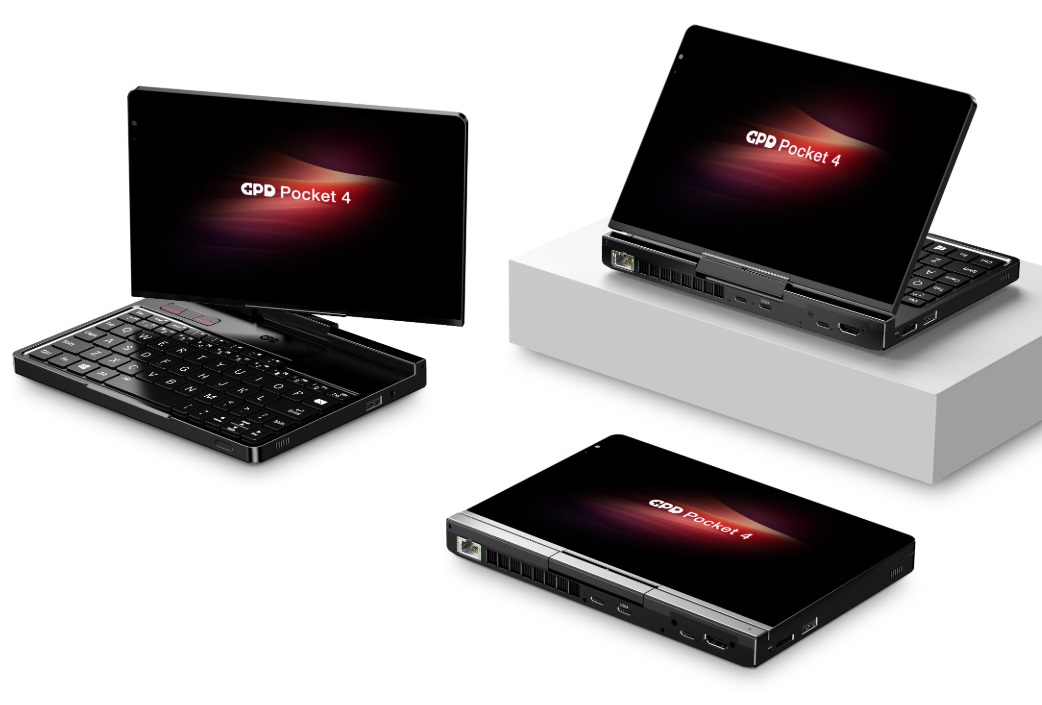 8.8インチAMD Ryzen AI 9 HX 370搭載ゲーミングUMPC「GPD Pocket 4」