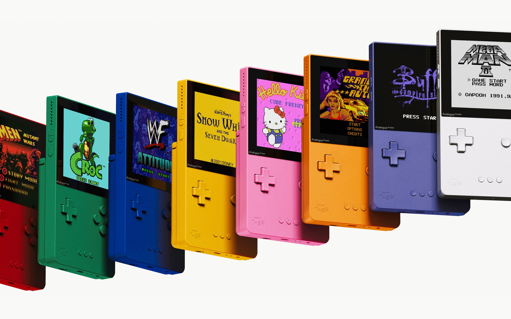 レトロ携帯ゲーム互換機「Analogue Pocket」懐かしのカラーを再現した