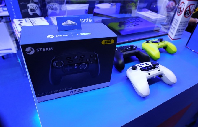 Steam公式ライセンスの「ワイヤレスホリパッド for Steam」が東京
