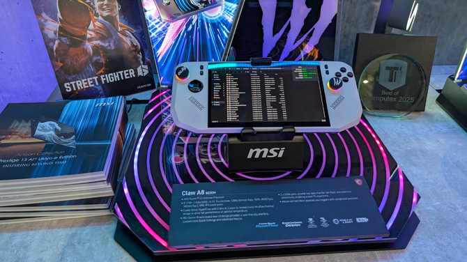 ポータブルゲーミングPC「MSI Claw」新型はAMDのCPU搭載！高性能で