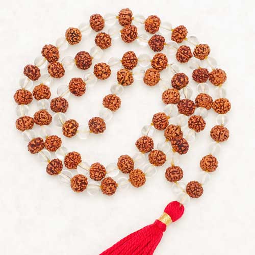 クリスタル・ルドラークシャ・マーラーの通販 | ガネーシャ神と開運グッズ