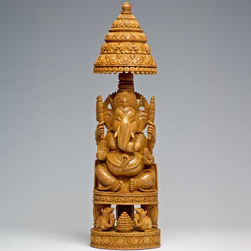 白檀ガネーシャ神像 | ガネーシャ神と開運グッズ