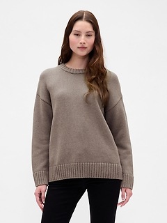 100% Cotton Oversized Sweater | Gap