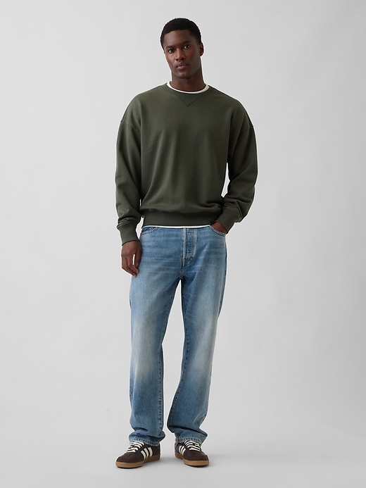 Heavyweight French Terry Oversized Sweatshirt | Gap