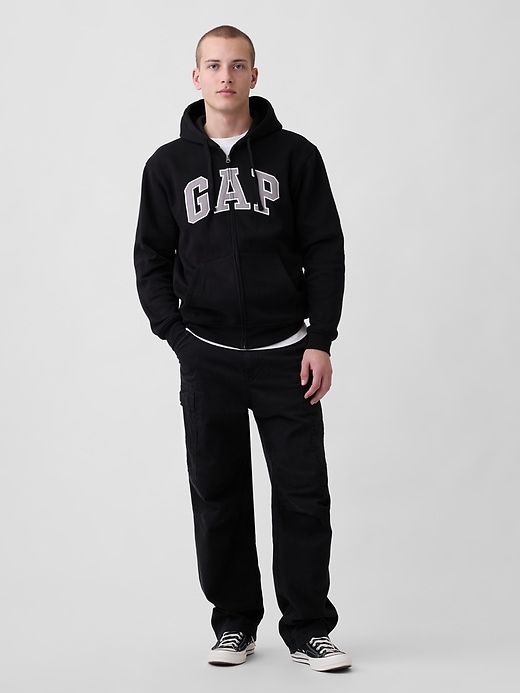 Adult VintageSoft Arch Logo Zip Hoodie | Gap