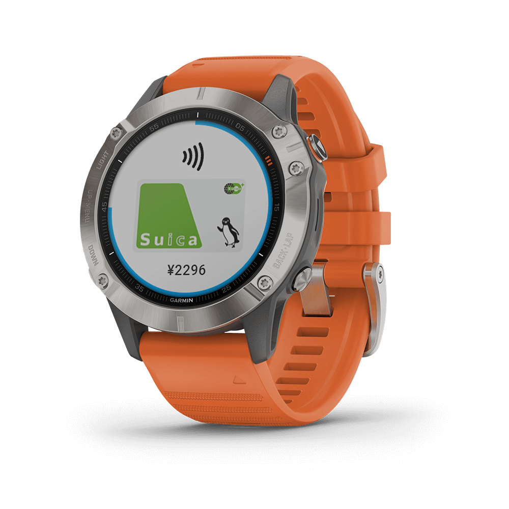 fēnix 6 Sapphire Ti Gray | スマートウォッチ | Garmin 日本