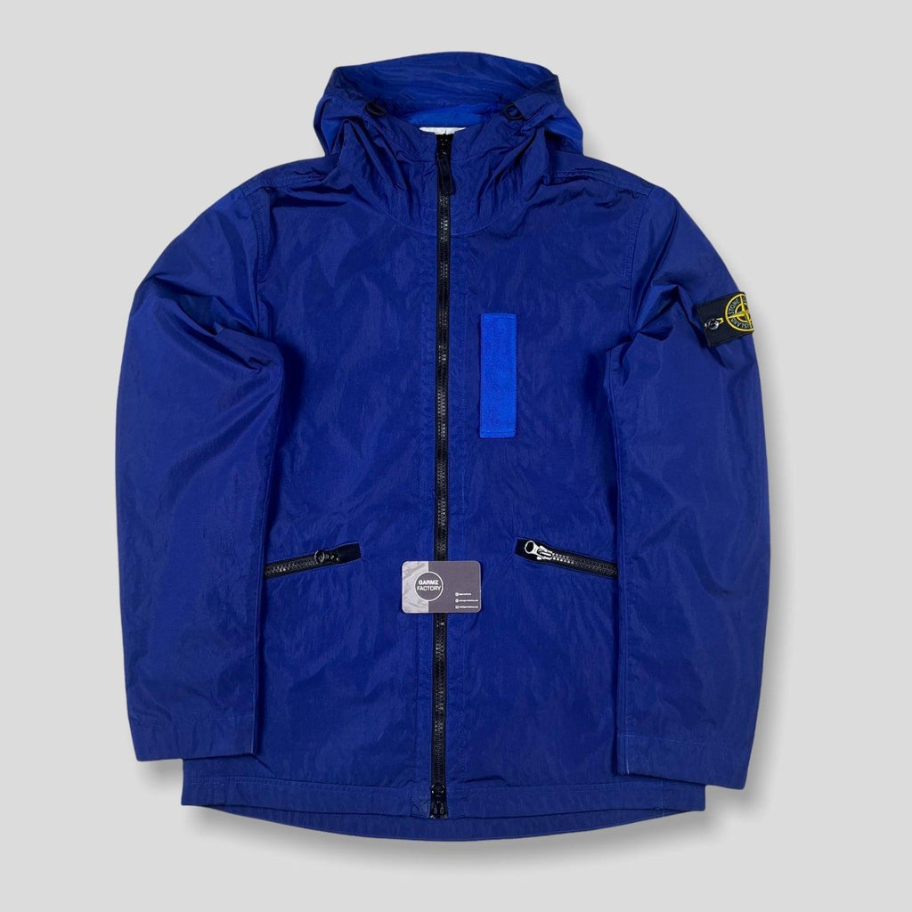 Stone Island Nylon Metal Flock Jacket Blue – Garmz Factory