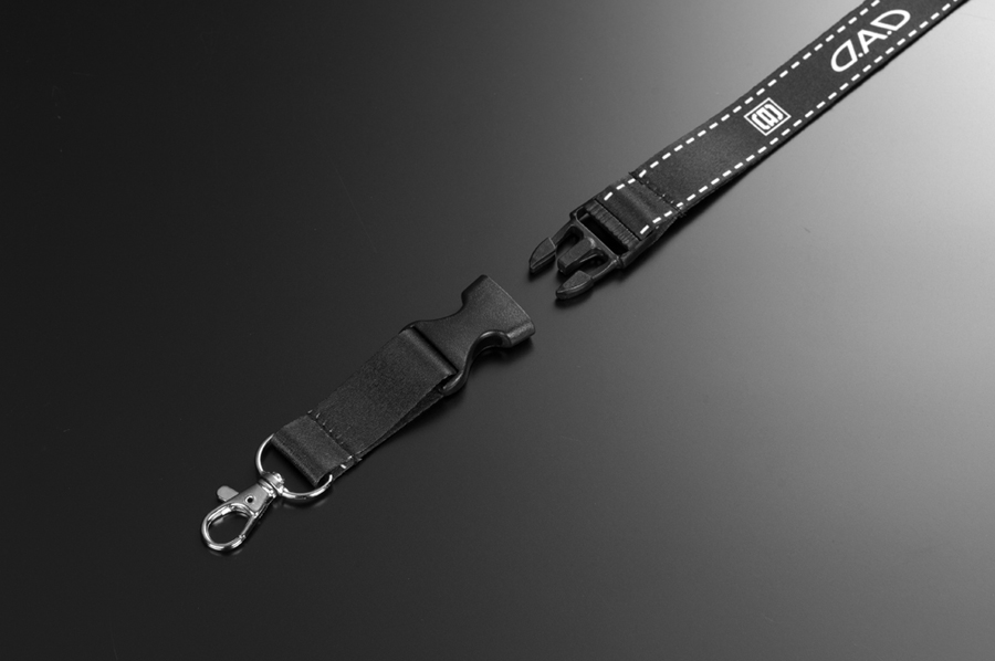 ネックストラップ ブラック×ホワイト【HA523】 / ファッション