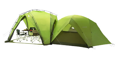 冬キャンプのリビング問題を解決！モンベルの「ムーンライトスクリーン