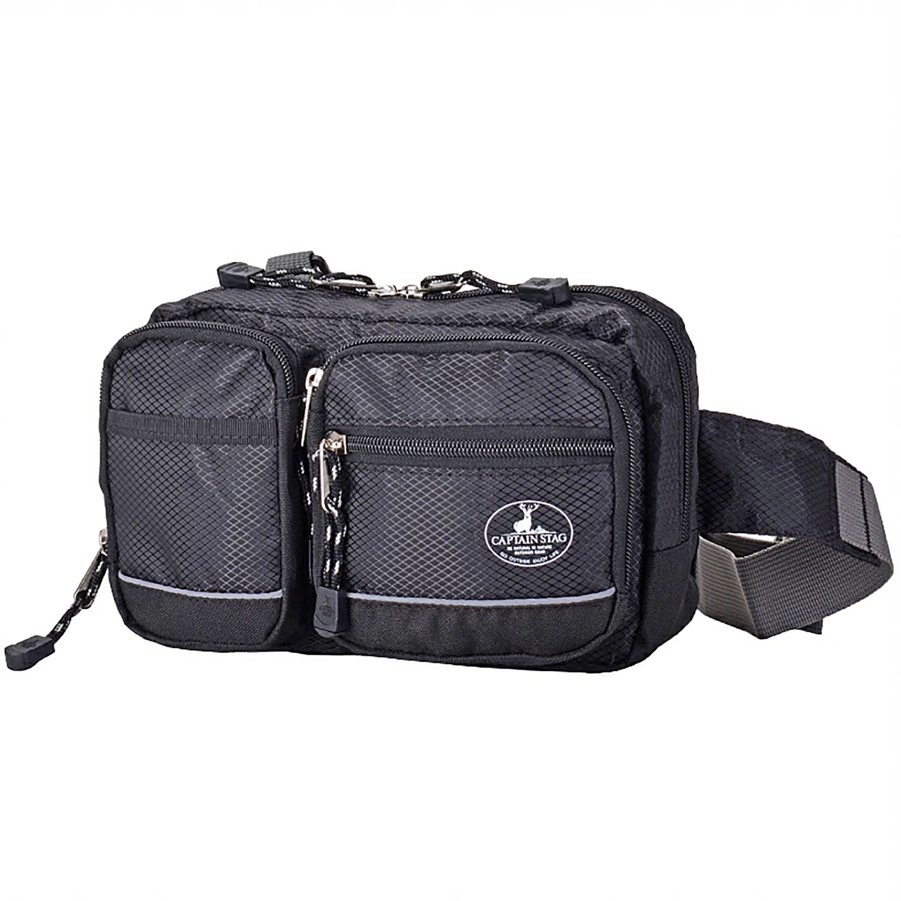CAPTAIN STAG ウエストバッグ 1309 ブラック – GREEN