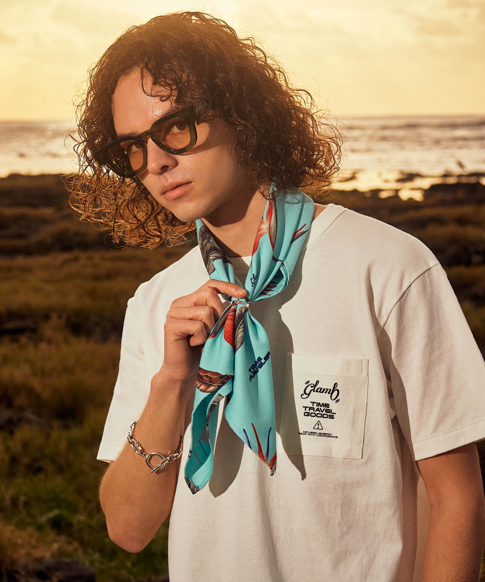 GB0225/AC05 : TIME TRAVELER Scarf / タイムトラベラースカーフ