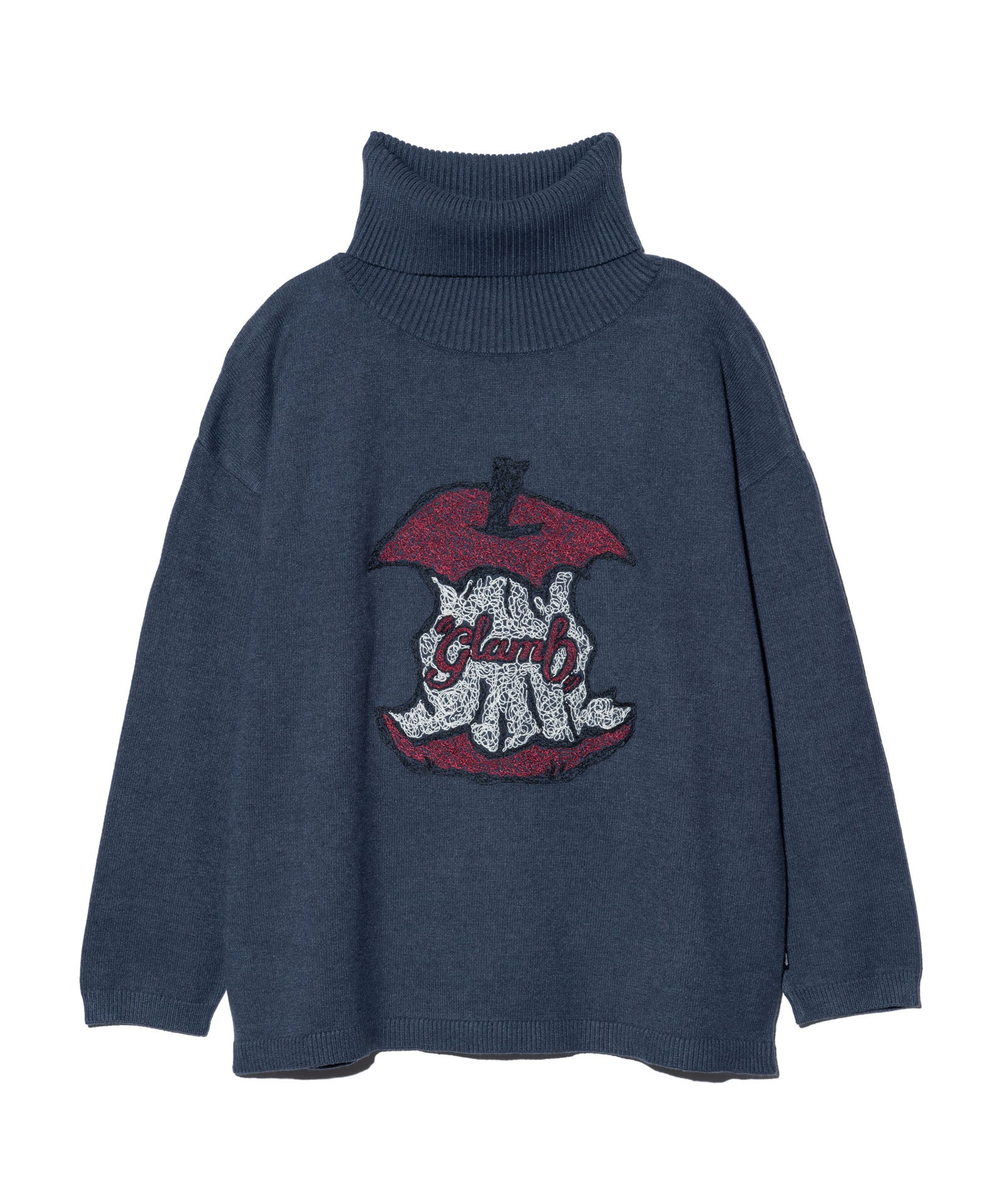 GB0325/KNT05 : Eaten Apple Turtle Neck Knit / イートゥンアップル