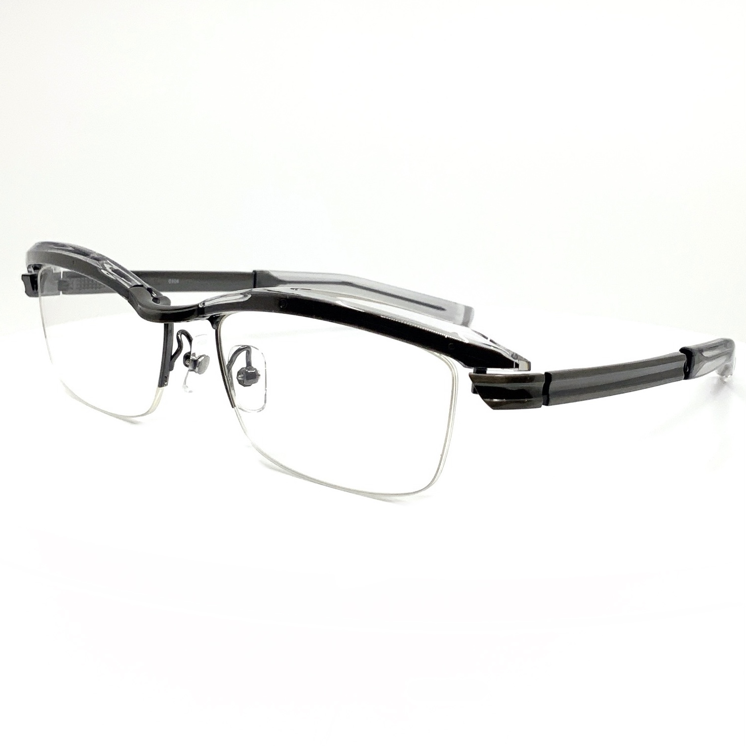 999.9 フォーナインズ メガネ M-24 0104 クリアスモーク