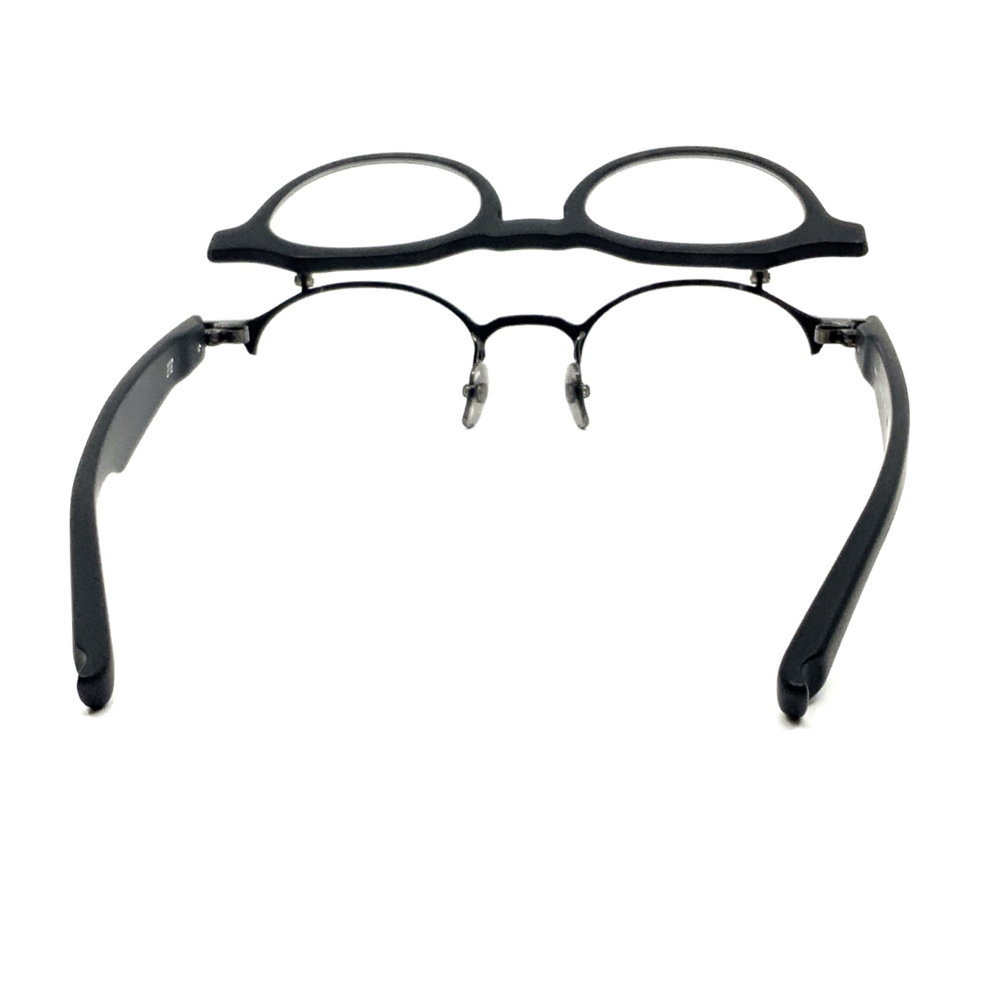 999.9 フォーナインズ メガネ NPM-57 9912 クリアブラックマット