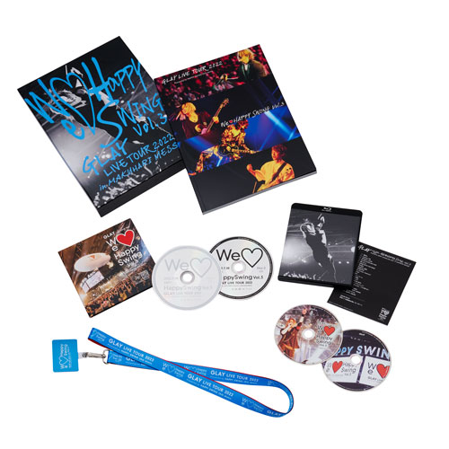 LIVE Blu-ray＆DVD 『GLAY LIVE TOUR 2022 ～We♡Happy Swing～ Vol.3
