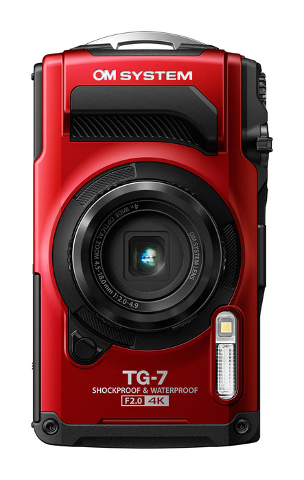 OM System Tough TG-7 Camera - Red — Glazer's Camera