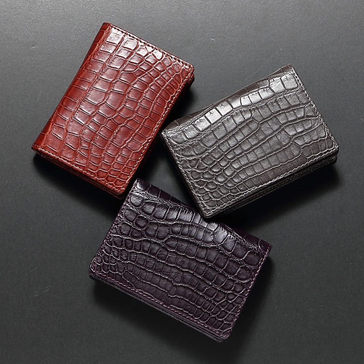 池田工芸日本最大のクロコダイル専門店が贈るCrocodile Cardcase