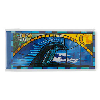 ジブリ美術館ステンドグラス 一筆箋 「もののけ姫」｜三鷹の森ジブリ