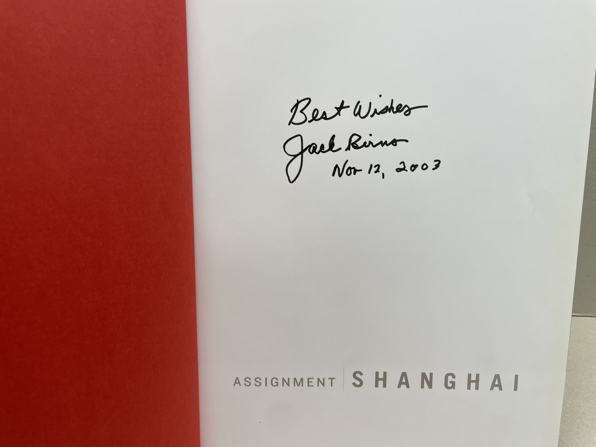 Assignment : SHANGHAI : Photographs on the Eve of Revolution