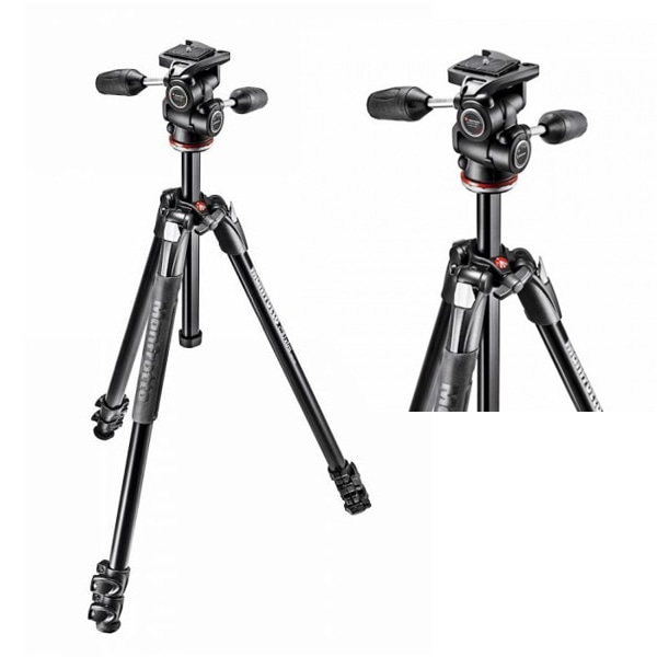 Manfrotto(マンフロット) 290XTRAアルミニウム3段三脚+3ウェイ雲台