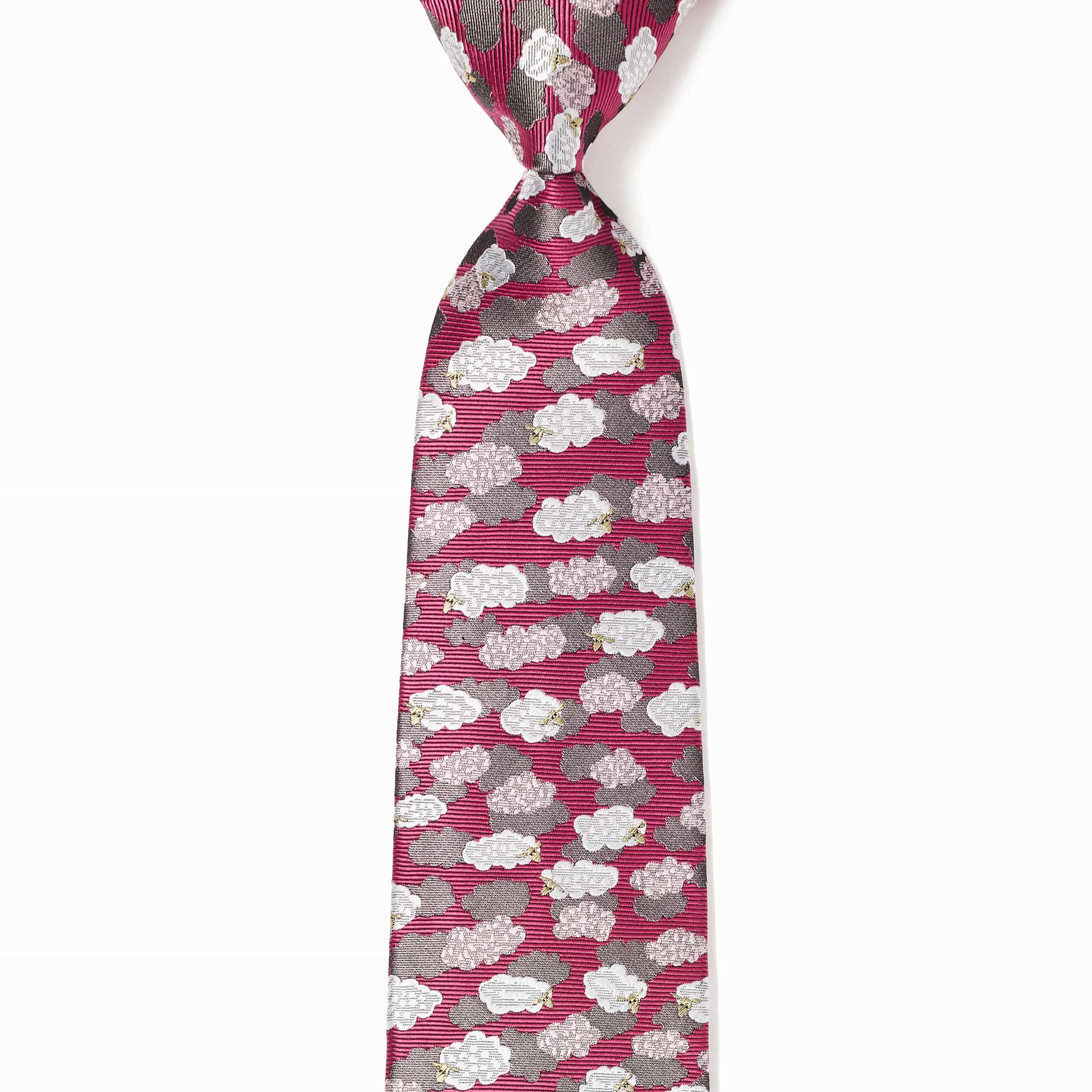 ヒツジ雲(ピンク): ネクタイ | 銀座田屋