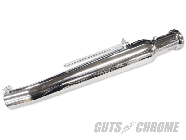 トランペットマフラー アップ 右用｜ハーレーパーツの通販-GUTS CHROME