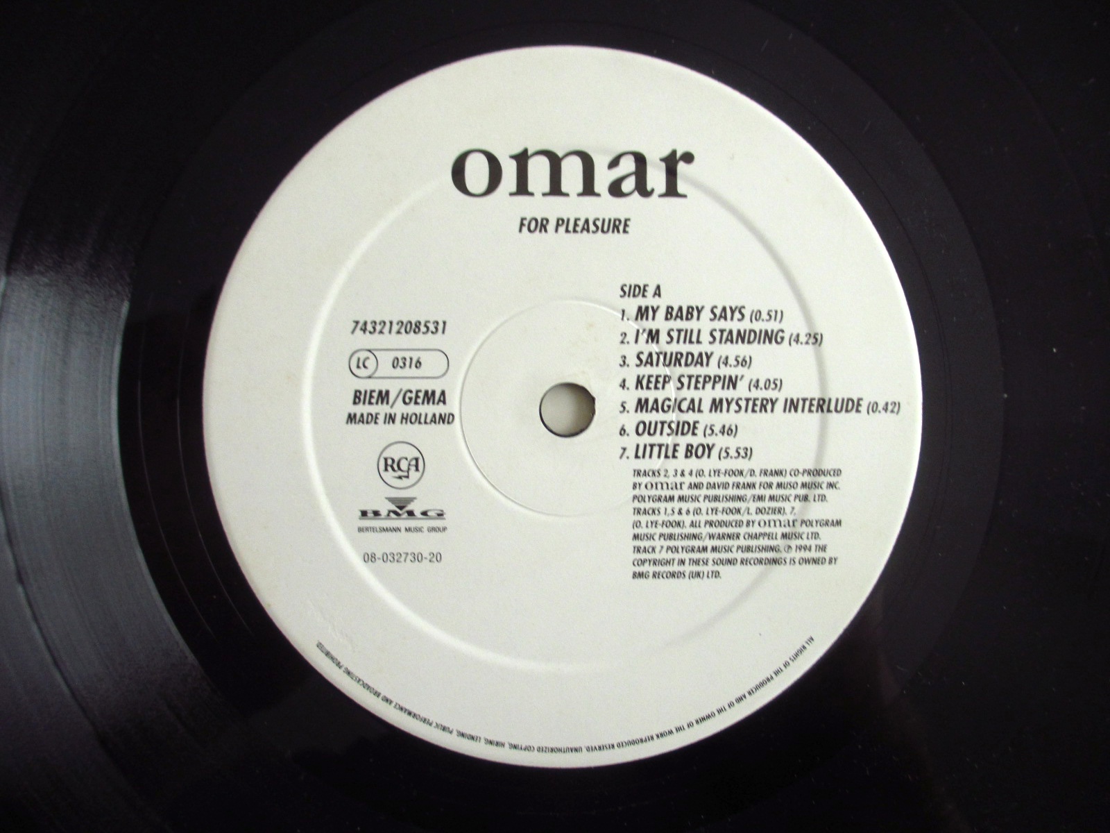 Omar / For Pleasure - Guitar Records