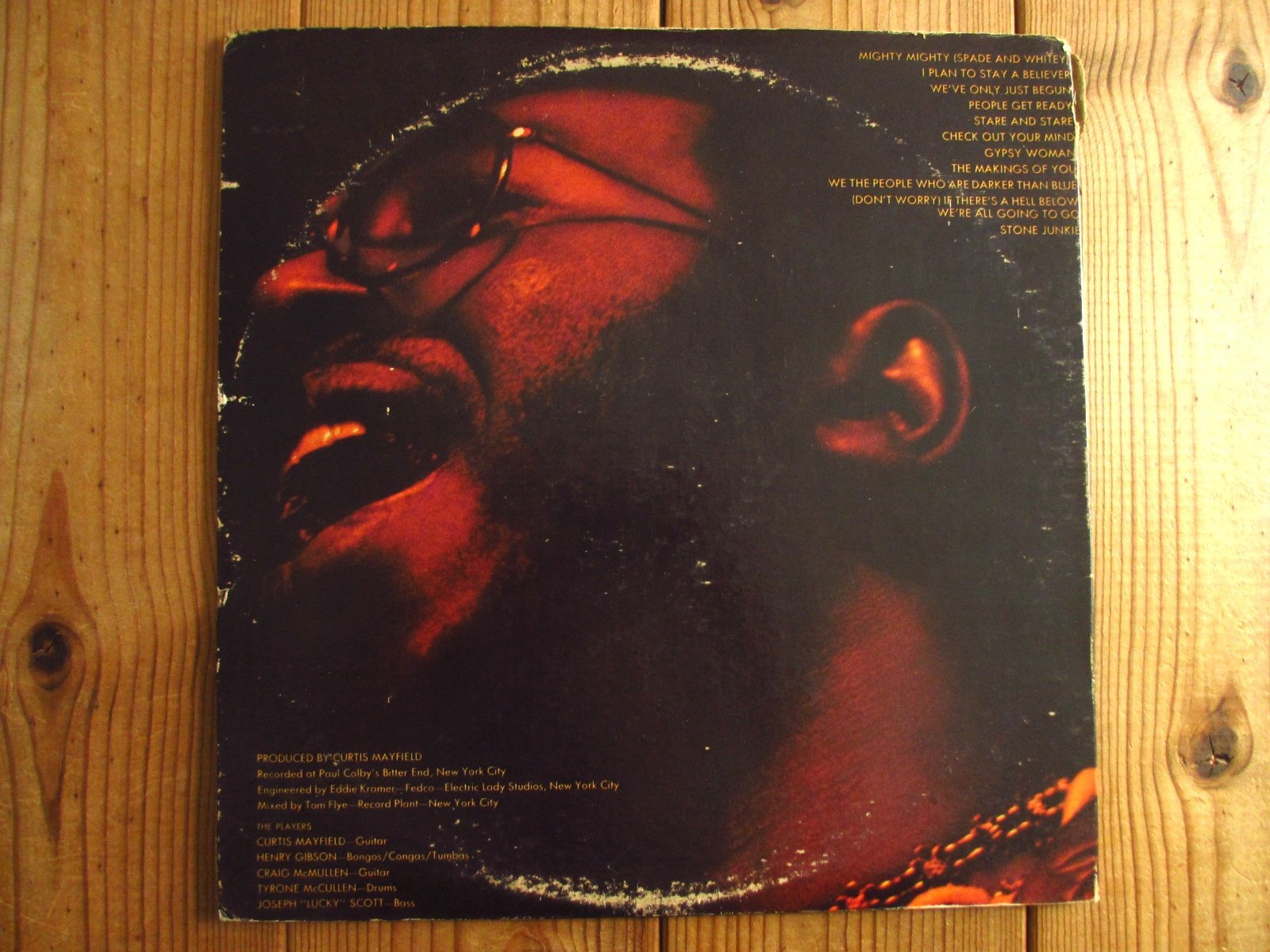 Curtis Mayfield / Curtis - Live! - Guitar Records