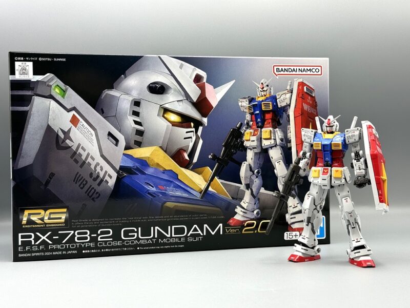 制作レポート＃27】RG 1/144 RX-78-2 ガンダム Ver.2.0編 − “THE