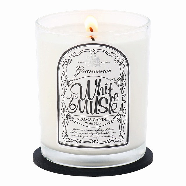 グランセンス アロマキャンドル ホワイトムスク(ホワイトムスク