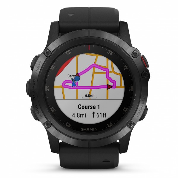 Garmin fenix 5X Plus Sapphire Black with Black Band