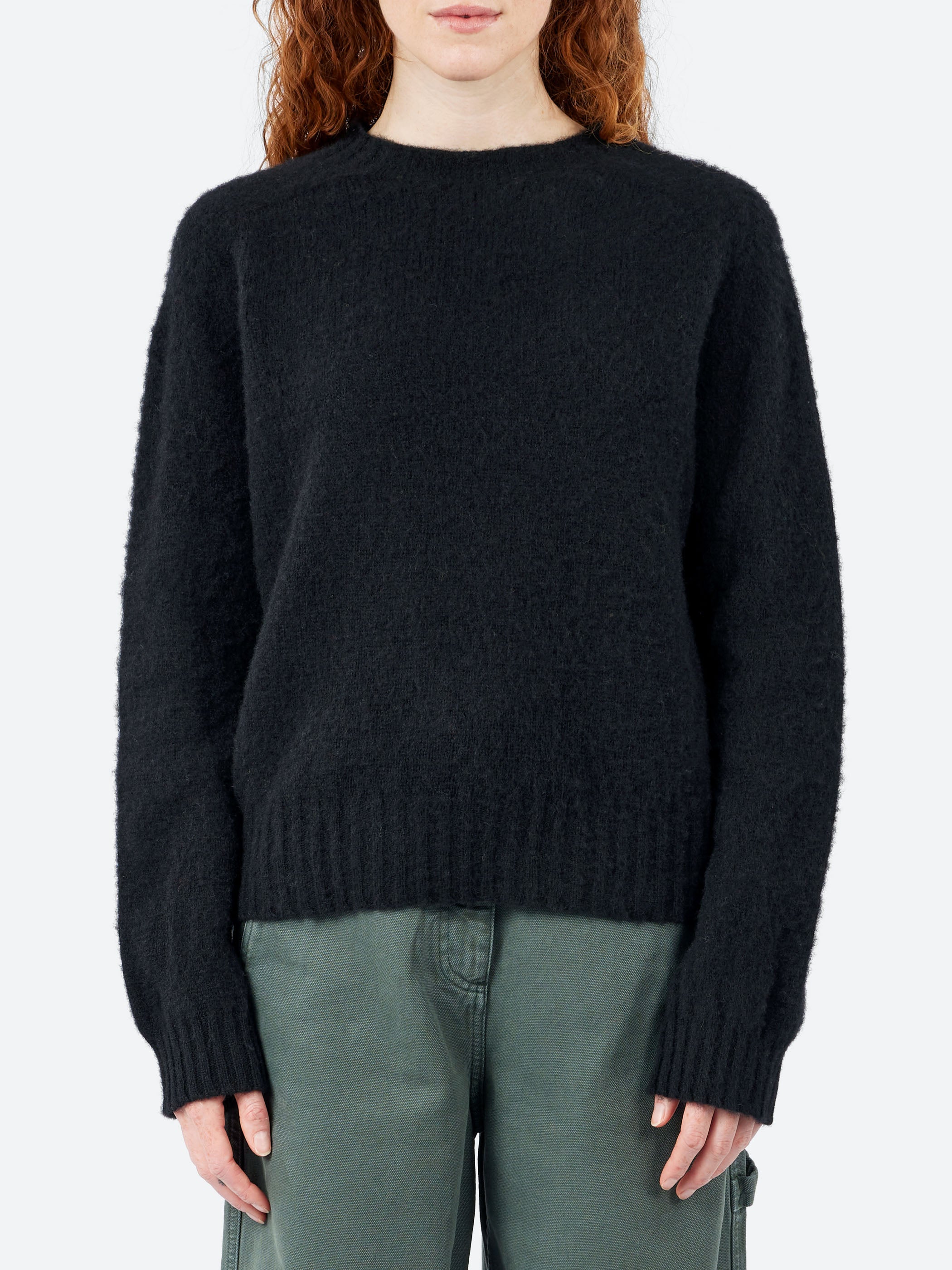 YMC - Earth Jets Crew Knit in Natural – gravitypope