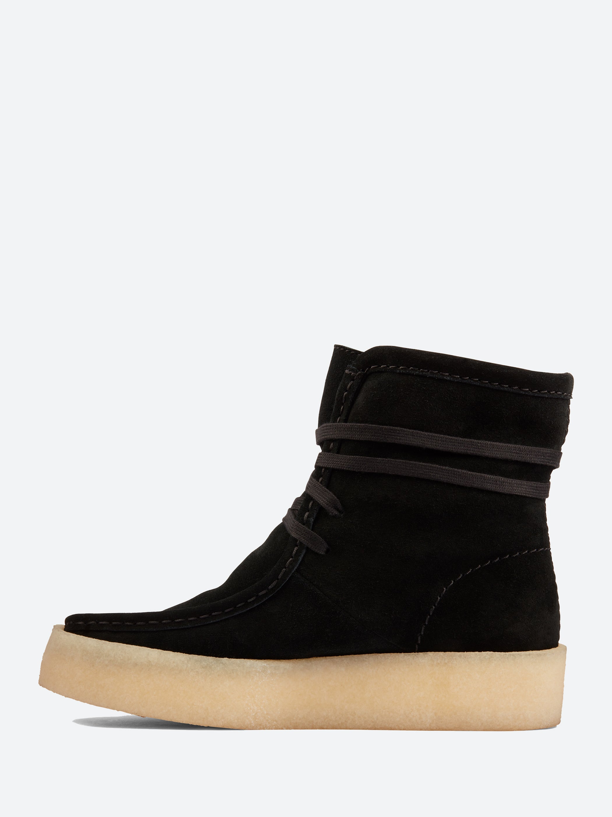 Clarks Originals - Wallabee Cup Hi in Black Suede – gravitypope