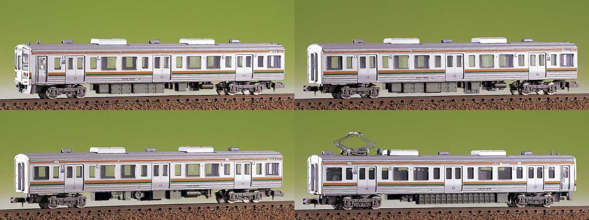 419＞JR211系5000番代 4両編成セット｜エコノミーキット｜Nゲージ鉄道
