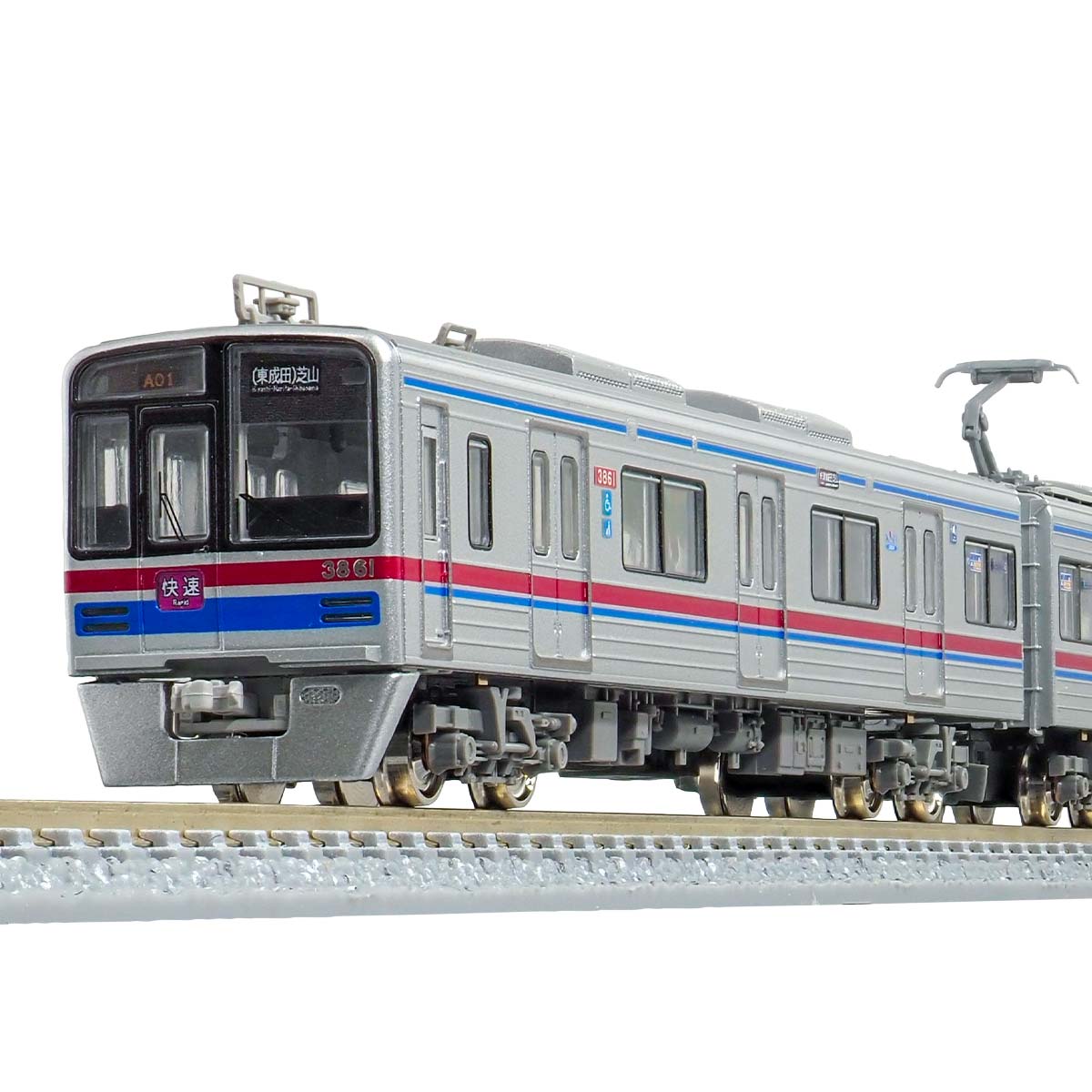 1277T＞京成3700形（7〜9次車）8両編成動力付きトータルセット｜塗装