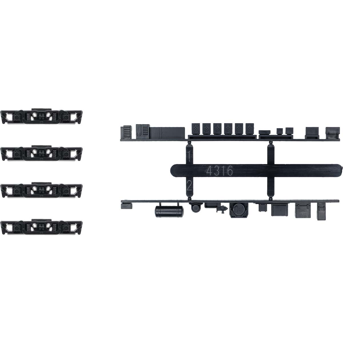 8507＞動力台車枠・床下機器セット A-23（D-16+4316M）｜動力台車枠