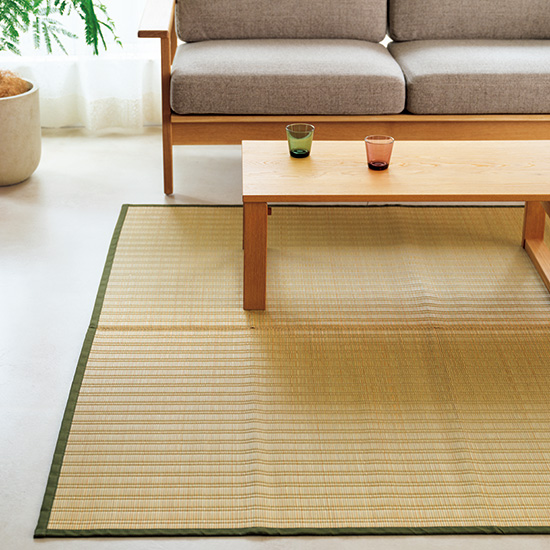 掛川織の花ござ