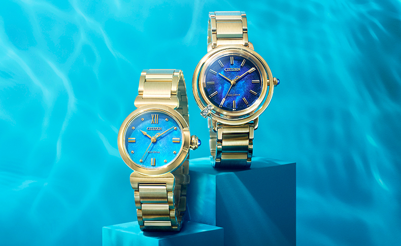 2025新作 「シチズン エル」より、水をテーマに構造色文字板が美しい