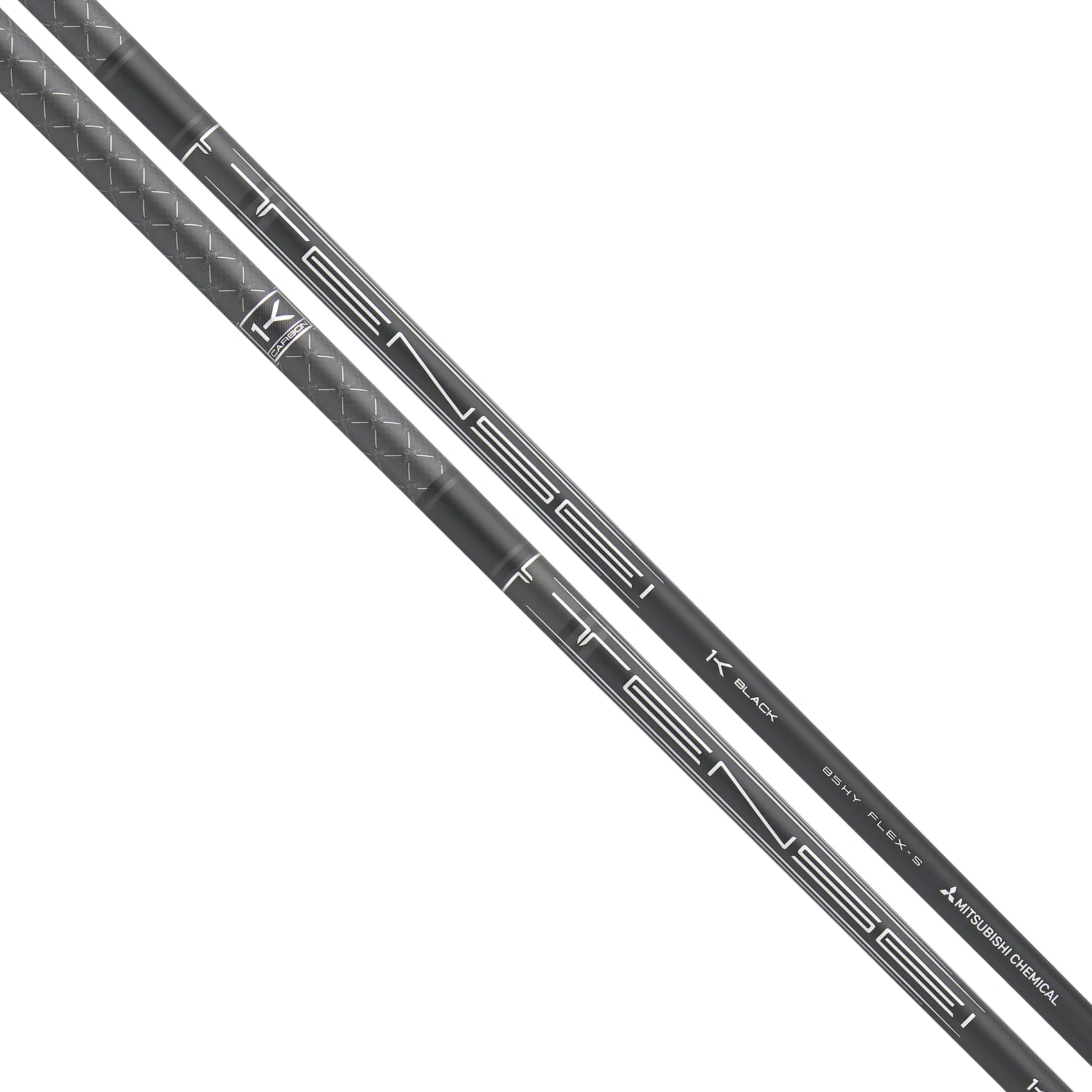 ASSEMBLED) Mitsubishi Tensei 1K Black Hybrid Shaft with Adapter