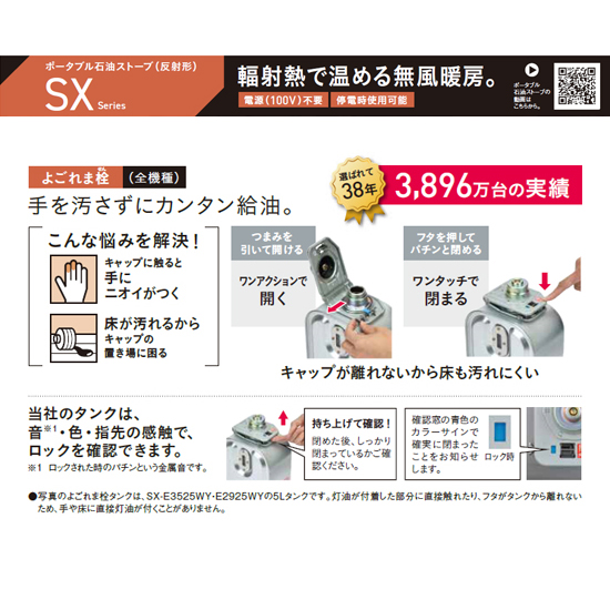 お取り寄せ】CORONA(コロナ) 主に7畳用 ポータブル石油ストーブ 『SX