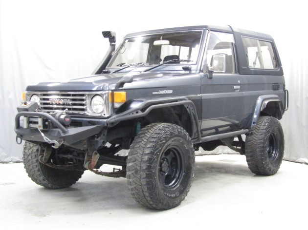 ランクル73 ZXハイリフト5速マニュアル前後デフロック WARNウインチ付