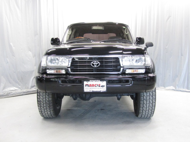 ランクル80後期最終型Wエアバッグ付！全塗装ブラックボディ！走行17.8