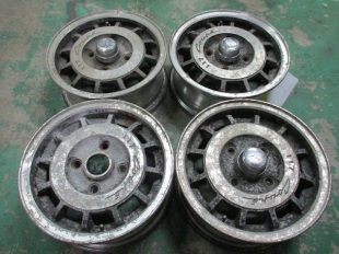 いすゞ 117クーペ純正ホイール フルオーバーホール修理｜アルミ