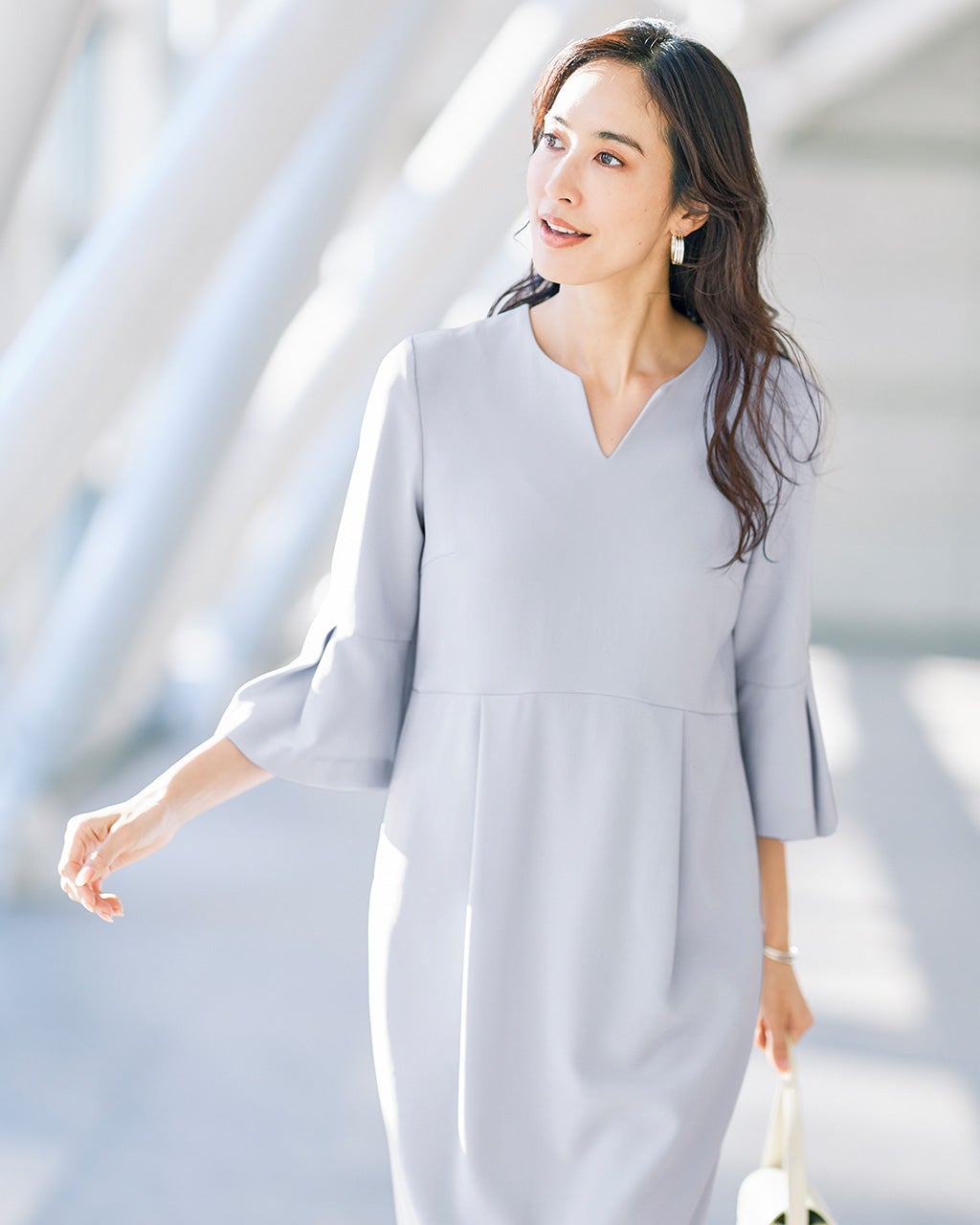 トリアセダブル・ベルスリーブワンピース/DoCLASSE