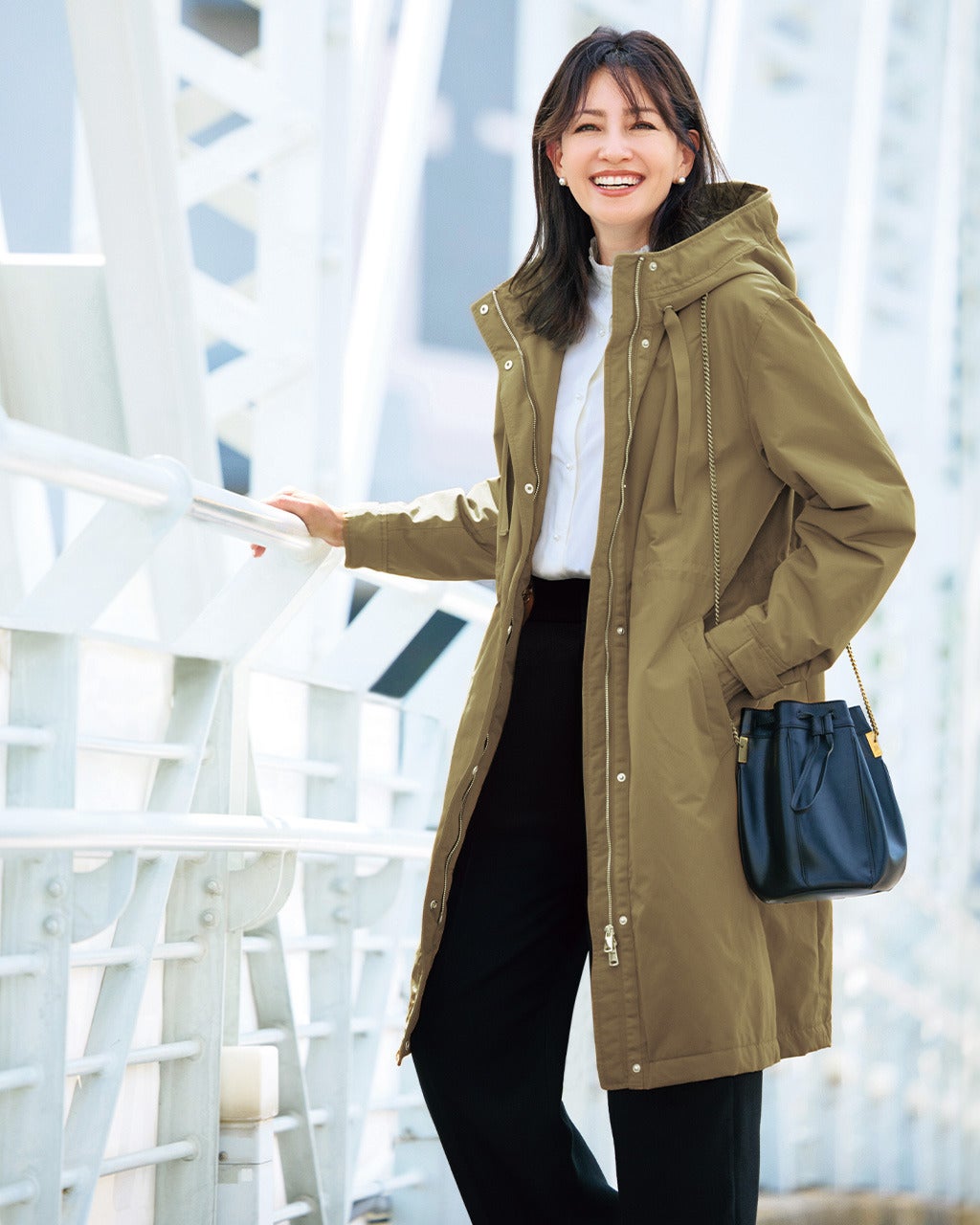 マジカルサーモ・グログランコート／立体フード/DoCLASSE