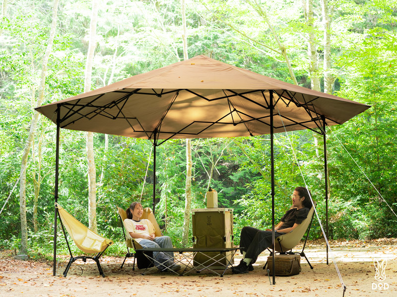 でかキノコタープ TT5-074-BR - DOD（ディーオーディー）【公式