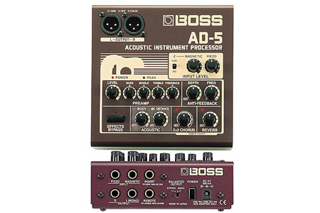 ボス BOSS AD-5 アコギプロセッサ プリアンプ エフェクターアダプター